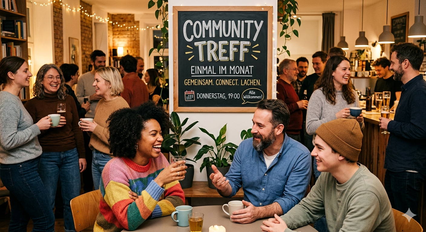 Mitglieder‑organisiertes Community‑Treffen – Austausch, Ideen & gemeinsames Miteinander
